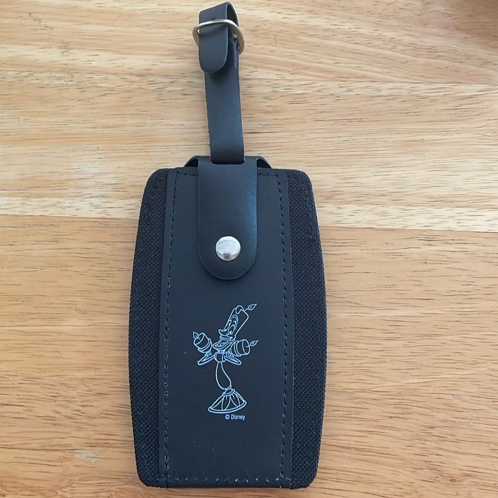 Disney Store Cast Exclusive Be Our Guest Lumiere Luggage Tag-NEW